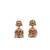 South indian long mala gold necklace set for women