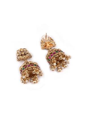 South indian long mala gold necklace set for women 5