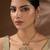 Gold plated south indian temple necklace set for women wedding wear