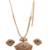 Gold plated south indian temple necklace set for women wedding wear