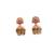 South indian long mala temple necklace set with earrings for women.