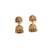 South indian long mala ganesh jii green necklace set with earrings for women.