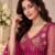 Rani Pink Color Zari Embroidery,Sequence And Beads Work Net Lehnega Choli 