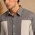Grey white malai cotton shirt