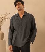 Grey malai cotton shirt