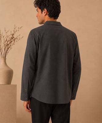 Grey malai cotton shirt 4