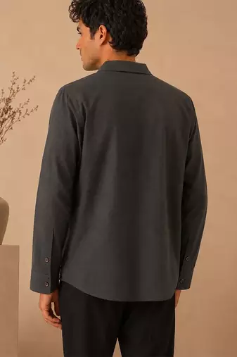 Grey malai cotton shirt