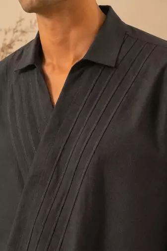 Grey malai cotton shirt
