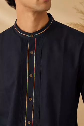 Blue malai cotton shirt