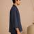 Blue kota cotton angrakha jacket top