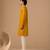 Yellow embroidered chanderi kurta and pant