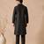 Black bemberg silk kurta and pant