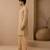 Gold embroidered chanderi silk kurta and dhoti pant