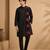 Black red cotton silk kurta and pant