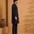 Black red cotton silk kurta and pant