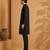 Black red cotton silk kurta and pant