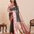 dark green golden zari work pure silk blend saree with blouse