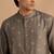 Grey embroidered bemberg silk kurta and pant