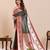 dark green golden zari work pure silk blend saree with blouse