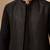 Black bemberg silk nehru jacket