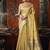 Beige tissue silk saree with paithani pallu festive wear saree