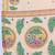 Peach printed zari border with mirror work linan saree with blouse