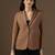 Women brown blazer