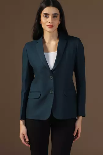 Women turquoish blazer