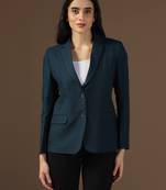 Women turquoish blazer