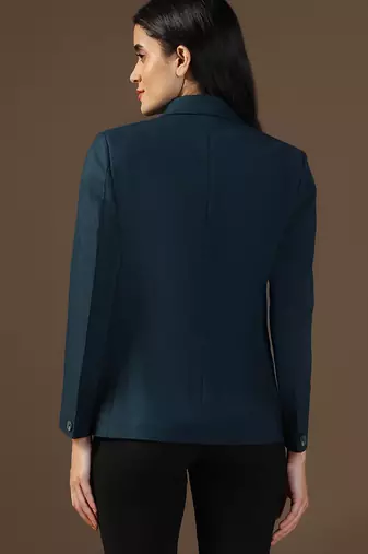 Women turquoish blazer