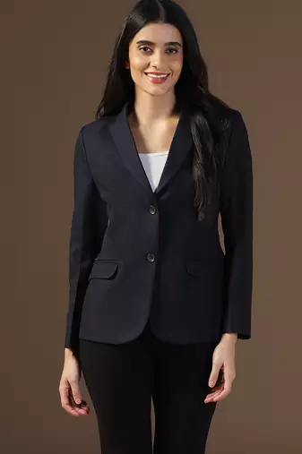 Women dark blue blazer