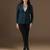 Women turquoish blazer