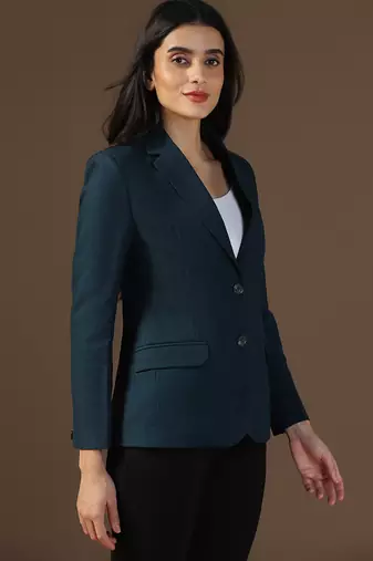 Women turquoish blazer