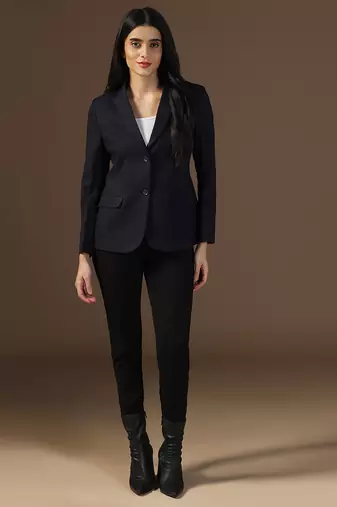 Women dark blue blazer