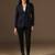 Women dark blue blazer