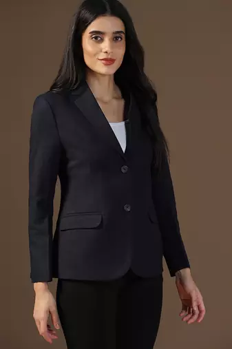 Women dark blue blazer