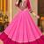 Pink  Color Designer Chaniya Choli for Navratri and Garba - Full stitched free size