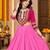 Pink  Color Designer Chaniya Choli for Navratri and Garba - Full stitched free size