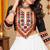 White Color Designer Chaniya Choli for Navratri and Garba - Full stitched free size