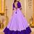 Purple Color Designer Chaniya Choli for Navratri and Garba - Full stitched free size