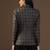 Women brown & blue check blazer