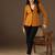 Women mustard blazer