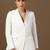 Double-breasted peaked lapel collar formal blazer