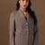 Single-breasted shawl collar formal blazer