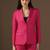 Women hot pink blazer