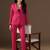 Women hot pink blazer