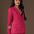 Women hot pink blazer