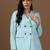 Peaked lapel collar double-breasted formal blazer