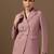 Double-breasted peaked lapel collar formal blazer
