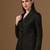 Black angrakha blazer